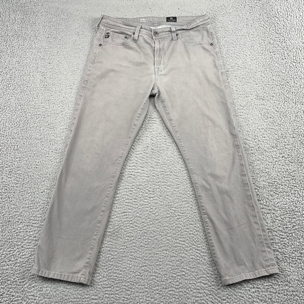 AG Adriano Goldschmied Pants Mens 31 Gray Everett Slim Straight Hemmed 31x27